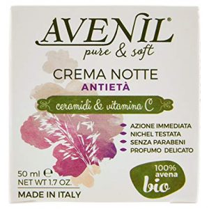 Avenil Crema Viso Notte Antietà 50 Ml. con Ceramidi e Vitamina C