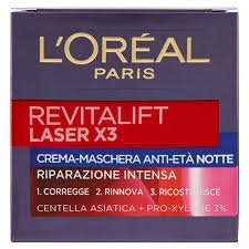 L'Ore'al Paris Revitalift Laser X3 Crema-Maschera Anti-Eta' Notte 50 ml