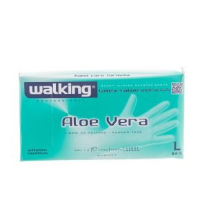 Guanti in Lattice Aloe Monouso Tg. L senza Polvere