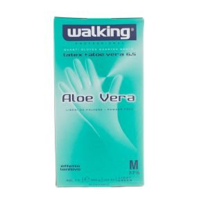 Walking Guanti in Lattice Aloe Monouso Tg. M senza Polvere