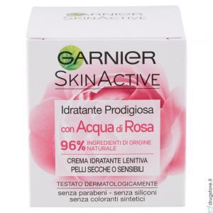 Garnier Crema Idratante Prodigiosa Con Acqua di Rose Pelli Secche 50ml