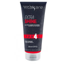Vitalcare extra shine gel effetto bagnato con cheratina fissa e protegge 200ml